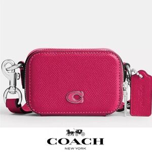 NWT  COACH crossbody pouch CP271 dragonfruit